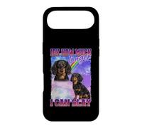 Carcasa para iPhone Air IDK How Much Longer Slay Black Long Haired Dachshund Lover
