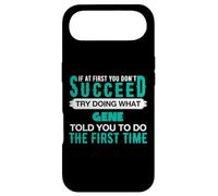 Carcasa para iPhone Air If At First Try Doing What Gene Camiseta Nombre Gene