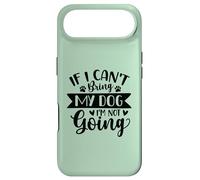 Carcasa para iPhone Air If I Cant Bring My Dog I'm Not Going Fun Diseño tipográfico