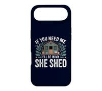 Carcasa para iPhone Air If You Need Me I'Ll Be In My She Shed Jardinería Libros Café