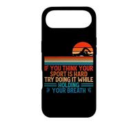 Carcasa para iPhone Air If You Think Your Sport Is Hard Try Holding Your Breath Swim