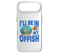 Carcasa para iPhone Air Ill Be in My Offish Fish Bowl Oficina Juego de Palabras Acuario Humor