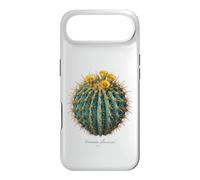 Carcasa para iPhone Air Ilustración de Cactus Barril Azul Ferocactus glaucescens