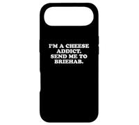Carcasa para iPhone Air I'm a Cheese Addict, Send Me to Briehab Funny Design
