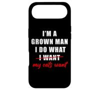 Carcasa para iPhone Air I'm a Grown Man I Do What... My Cats Want Humor