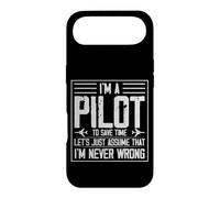Carcasa para iPhone Air Im A Pilot To Save Time Let's Just Assume That I'm Never