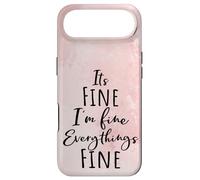 Carcasa para iPhone Air I'm Fine, Its Fine Everything Is Fine Okay Fun Script Quote