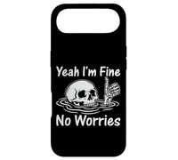 Carcasa para iPhone Air I'm Fine No Worries Esqueleto Divertido Humor Sarcástico