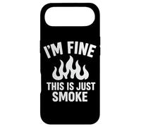 Carcasa para iPhone Air I'm Fine This Is Just Smoke Funny Burnout Quote