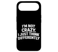 Carcasa para iPhone Air I'm Not Crazy I Just Think Differently Quirky Unique -