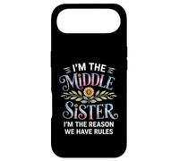 Carcasa para iPhone Air I'm The Middle Sister I'm The Reason We Have Rules Funny