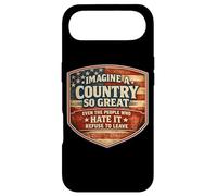 Carcasa para iPhone Air Imagina un país Tan Grande Patriótico Americano Patriota de Estados Unidos