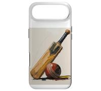 Carcasa para iPhone Air Impasto Style Art Bate de Cricket Bateador Lanzador