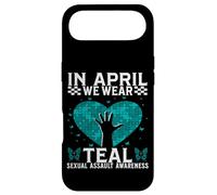 Carcasa para iPhone Air In April We Wear Teal Sexual Assault Awareness Gifts Women