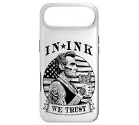 Carcasa para iPhone Air In Ink We Trust Funny Tatuado Tatuado Lincoln Tattoo Bandera de Estados Unidos