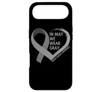 Carcasa para iPhone Air In May We Wear Gray - Brain Cancer Awareness Month 2026