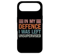 Carcasa para iPhone Air In My Defence I Was Left Unsupervised Funny Sarcastic Cita