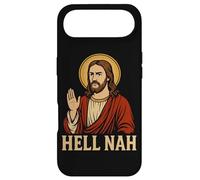 Carcasa para iPhone Air Infierno NAH Jesús Meme Cristiano Divertido Humor sarcástico
