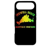 Carcasa para iPhone Air Inkwell Beach, Oak Bluffs, Martha's Vineyard, MA Mapa Vintage