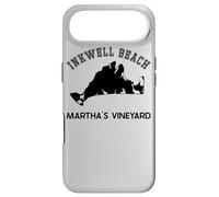 Carcasa para iPhone Air Inkwell Beach, Oak Bluffs, Martha's Vineyard, MA Vintage Mostrar Mapa