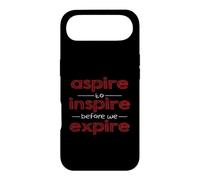 Carcasa para iPhone Air Inspiración Motivacional Aspire to Inspire Before We Expire