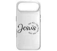 Carcasa para iPhone Air Inspirador El Camino, la Verdad, la Vida, la fe Cristiana