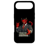 Carcasa para iPhone Air Insurance Devil | Protesta Humor Satanás Mal Codicia Corporativa