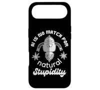 Carcasa para iPhone Air Inteligencia Artificial Estupidez Natural Gracioso AI