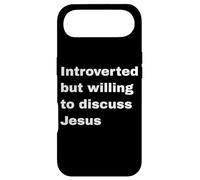 Carcasa para iPhone Air Introvertido Pero dispuesto a Hablar de Jesús Cristiano religioso