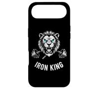 Carcasa para iPhone Air Iron King Lion Barbell Pesas Culturismo Gráfico