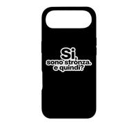Carcasa para iPhone Air Ironia Italiana Si Sono Stronza E Quindi Tipografía