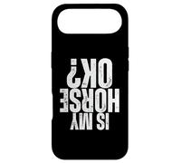 Carcasa para iPhone Air Is My Horse Okay Saltadores de Caballos Saltando Ecuestre Divertido