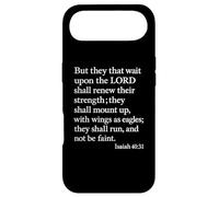 Carcasa para iPhone Air Isaías 40:31 Mount Up with Wings As Eagles Versículo de la Biblia Orar