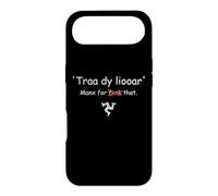Carcasa para iPhone Air Isla de Man Manx Traa dy liooar Manx Tiempo Suficiente Divertido