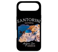 Carcasa para iPhone Air Isla Griega Santorini Grecia Oia Village Blue Church Mar