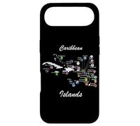 Carcasa para iPhone Air Islas del Caribe Banderas y Mapa, Vacaciones en el mar Caribe tee