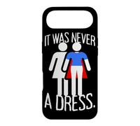 Carcasa para iPhone Air It Was Never A Dress Poder Mujeres superhéroes Feminismo