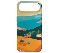 Carcasa para iPhone Air Italian Village Cocktail by The Sea Amalfi Summer Art