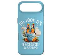 Carcasa para iPhone Air It's 5 Oclock Somewhere Drinking Parrot Coffee O Clock Time