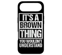 Carcasa para iPhone Air It's A Brown Thing - You Wouldn't Understand - Family Name
