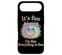Carcasa para iPhone Air It's Fine I'm Fine Everything is Fine Cat Tie Dye Kitten