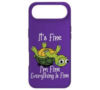 Carcasa para iPhone Air It's Fine I'm Fine Everything is Under Control Funny Turtle