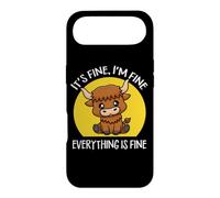 Carcasa para iPhone Air It's Fine I'm Fine Kawaii Heifer Scottish Highland Cow Lover