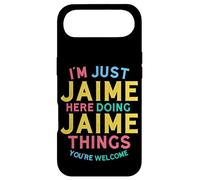 Carcasa para iPhone Air Jaime está aquí Haciendo Cosas Divertidas con el Nombre de Jaime