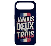 Carcasa para iPhone Air Jamais Deux Sans Trois Francia FRA Vintage
