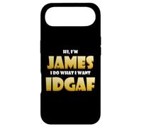 Carcasa para iPhone Air James Costume Idgaf Meme Personalized Jim First Name James