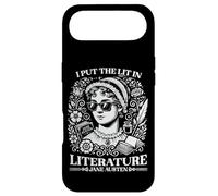 Carcasa para iPhone Air Jane Austen I Put The Lit in Literature Autor Escritor Novela