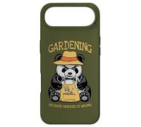 Carcasa para iPhone Air Jardinería Porque el Asesinato está Mal Amante de Las Plantas Panda Malvado