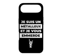 Carcasa para iPhone Air Je Suis un Métalleux et je vous Emmerde Headbanger Festival