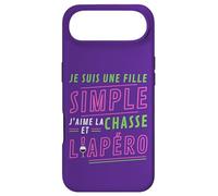 Carcasa para iPhone Air Je Suis UNE Fille Simple J'aime La Chasse et L'Apéro Cadeau